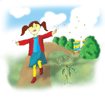 Kącik dla dziadków i wnuczków - O pszczole, kociczce Kundzi i kocurku Tetroniuszu List 2. Helenki do Tetroniusza